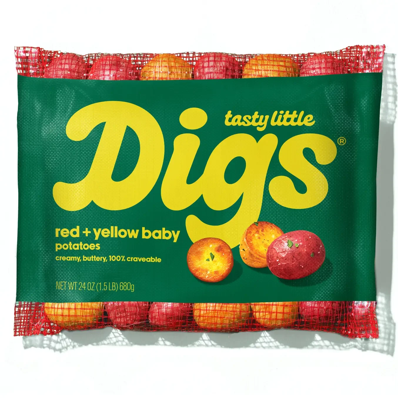 Tasty Little Digs red and yellow baby potatoes, 24 oz bag