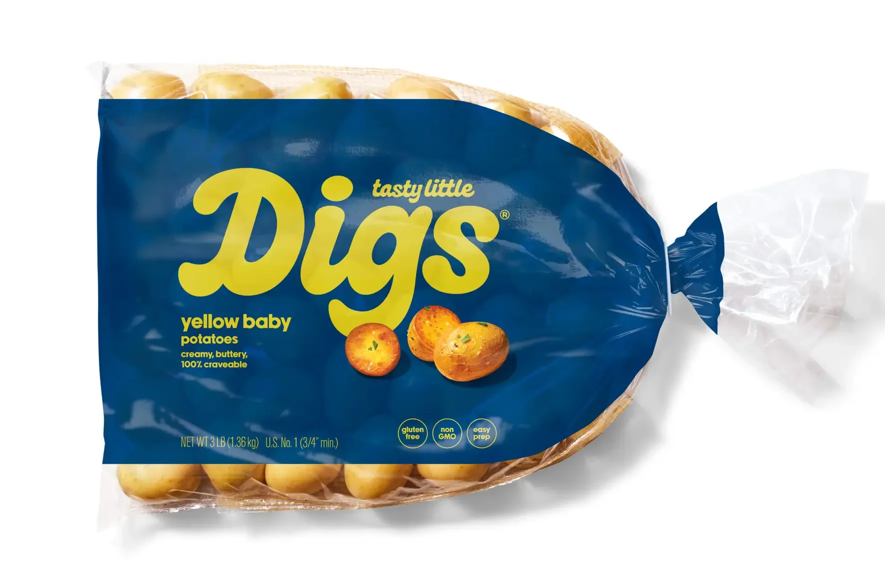 Tasty Little Digs yellow baby potatoes, 3 lb bag