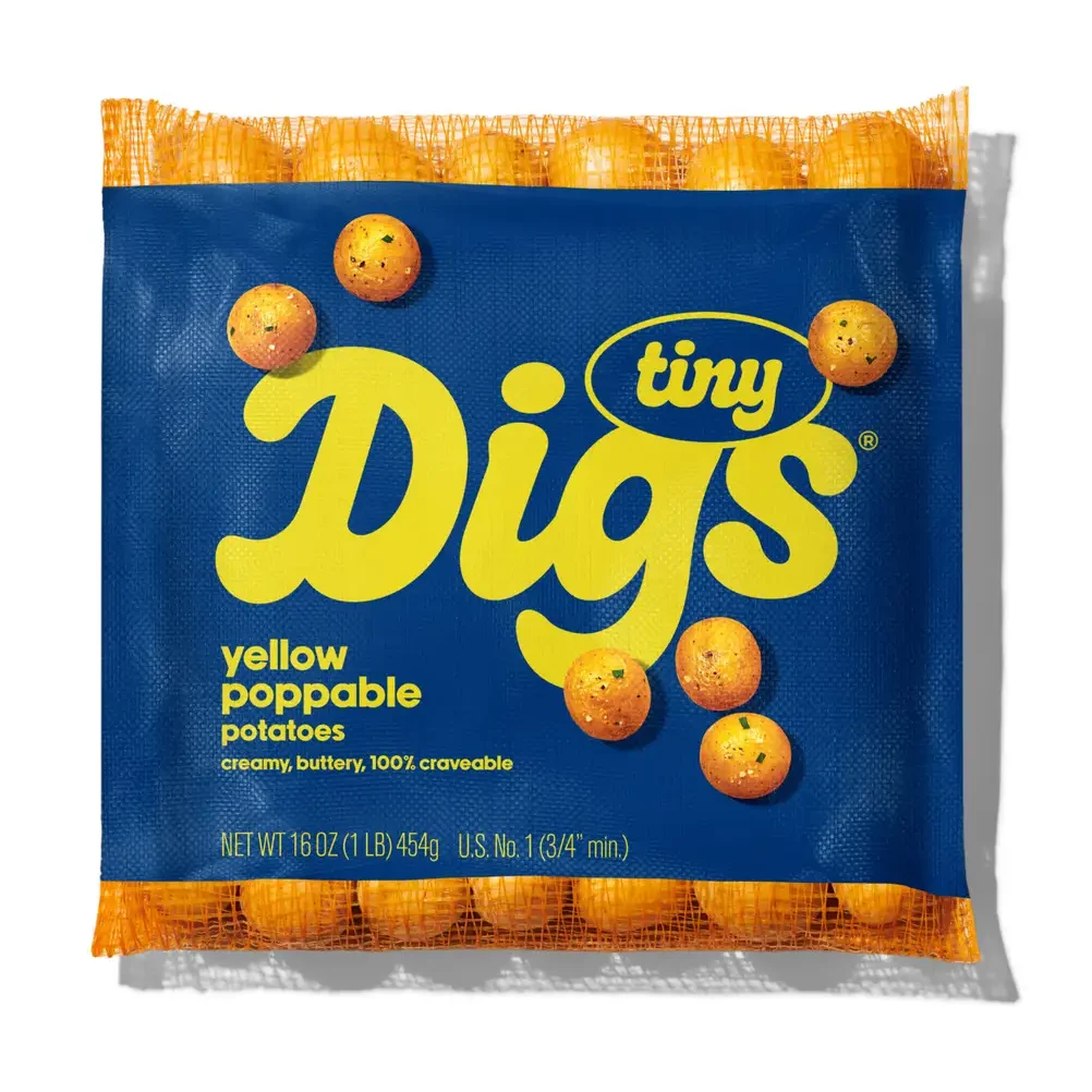 Tiny Digs yellow poppable potatoes, 16 oz bag