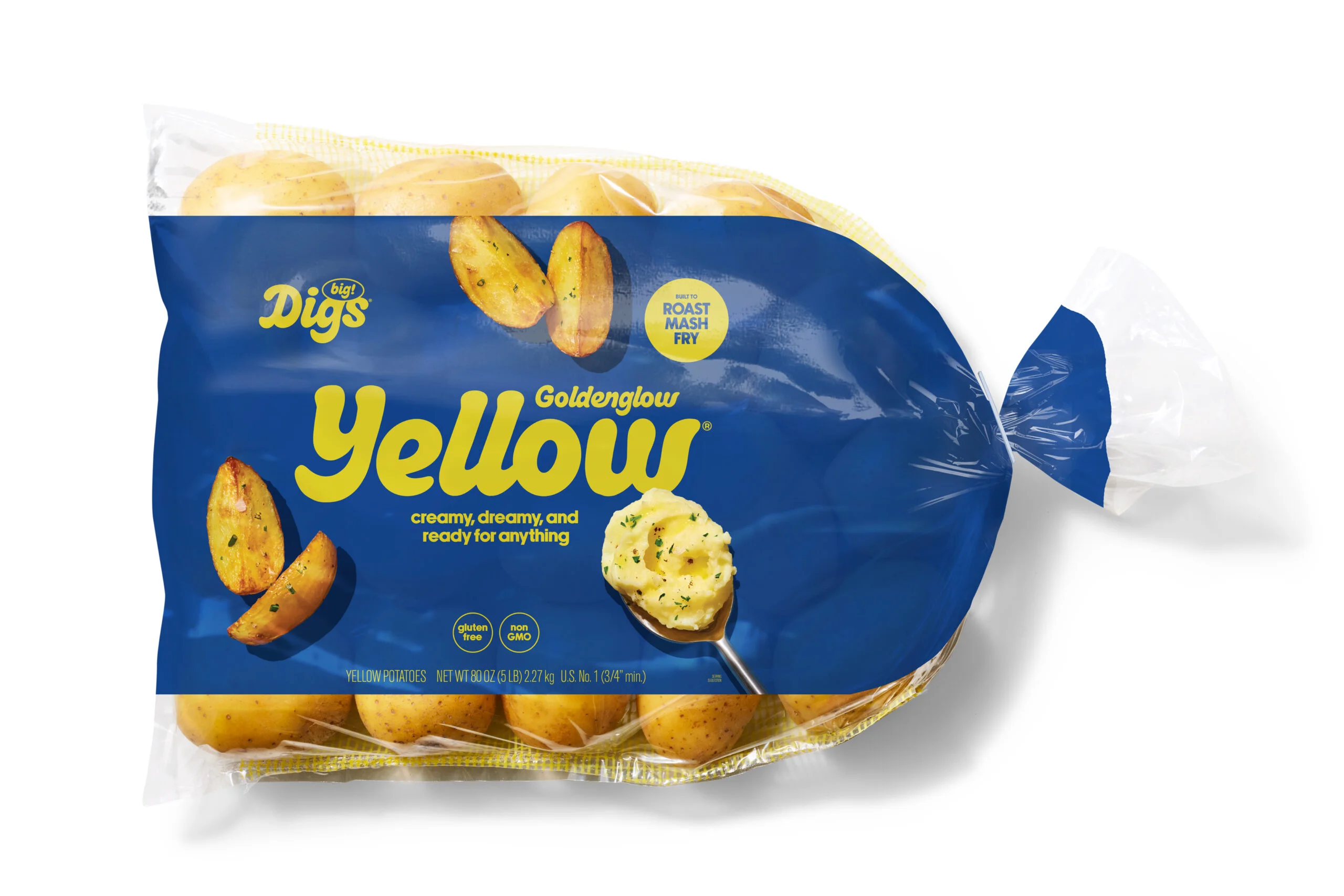 Big! Digs Goldenglow yellow potatoes, 5 lb bag