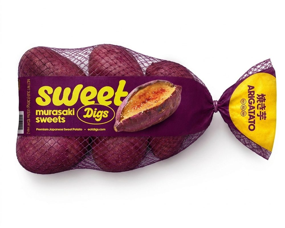 Sweet Digs Murasaki sweet potatoes, 3 lb bag