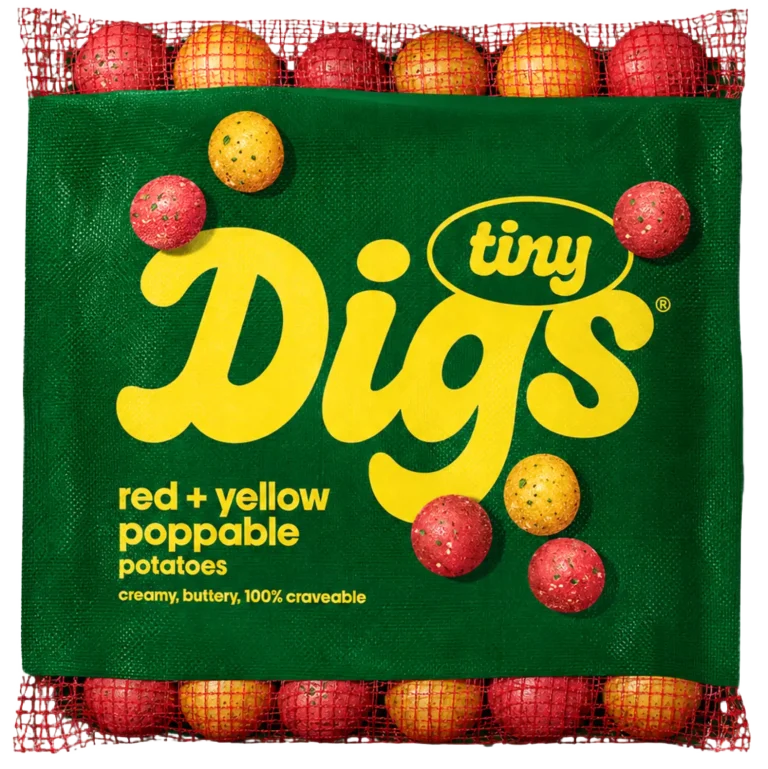 Tiny Digs red and yellow poppable potatoes, 16 oz bag