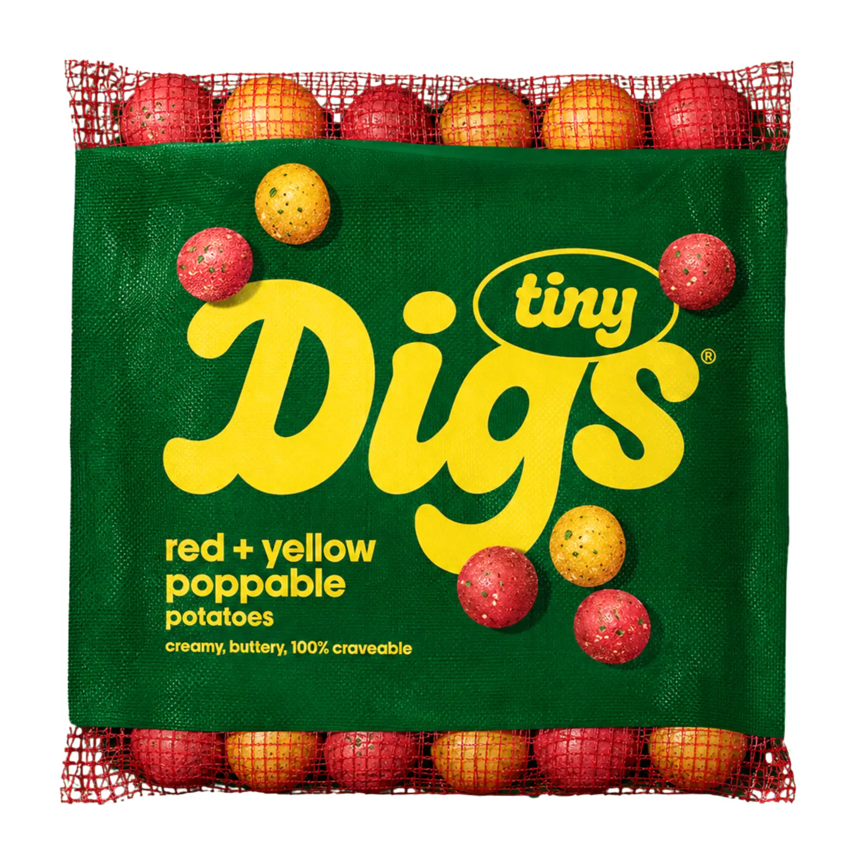 Tiny Digs red and yellow poppable potatoes, 16 oz bag